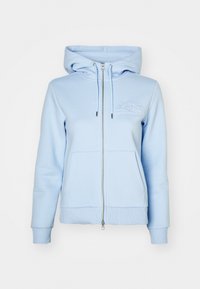 TONAL SHIELD ZIP HOODIE - Mikina so zipsom - calming blue