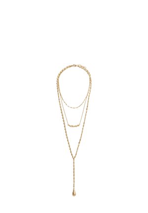 LAYERED LARIAT SET - Necklace - gold