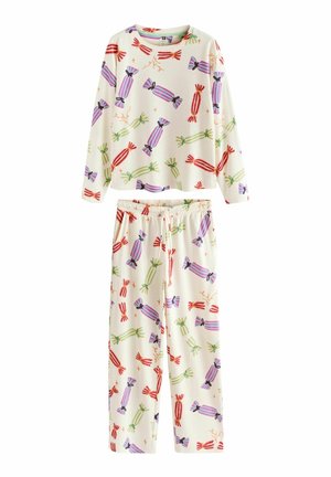 TALL FIT - LONG SLEEVE SET - Set lenjerie de noapte - cream cracker