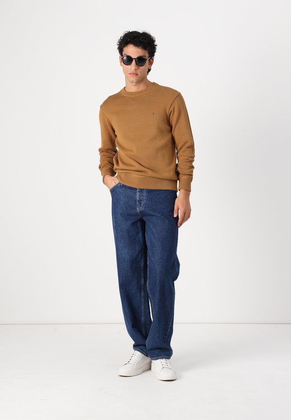 HERRINGBONE STRUCTURE - Jumper - safari canvas2
