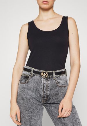 FLIP TIE BELT - Cintura - metallic black