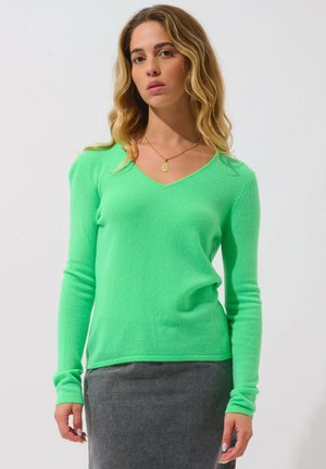 Authentic Cashmere Maglione - neon green