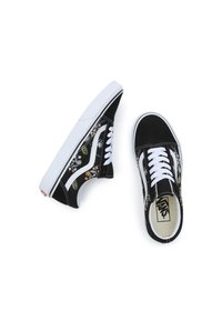 Vans OLD SKOOL UNISEX - Matalavartiset tennarit - black multi