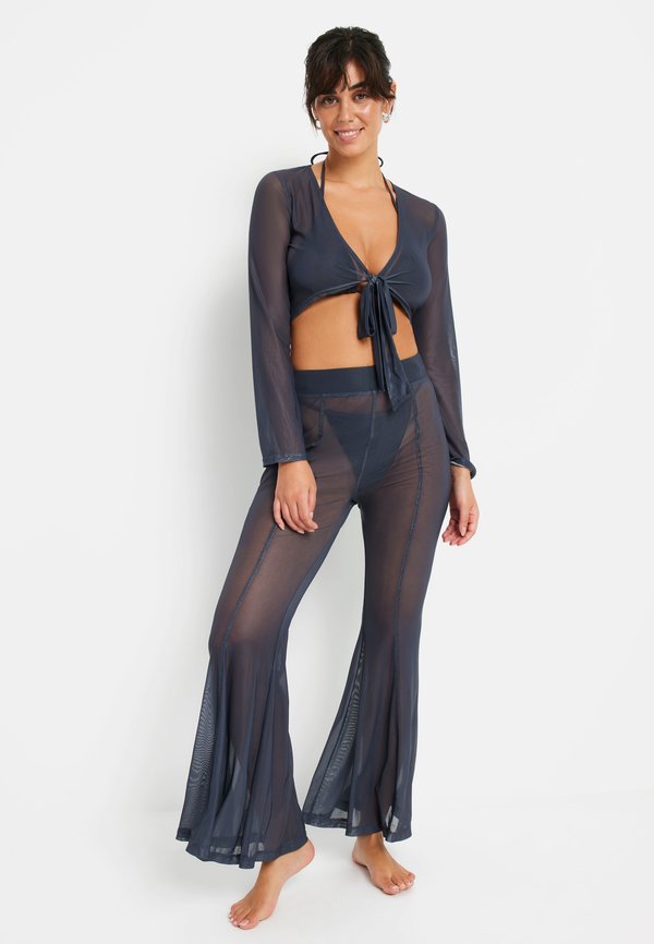 LSCN BY LASCANA SHIRT PANTS SET - Strandaccessoire - anthracite