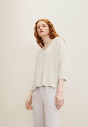 TOM TAILOR DENIM Strickpullover - cloud grey