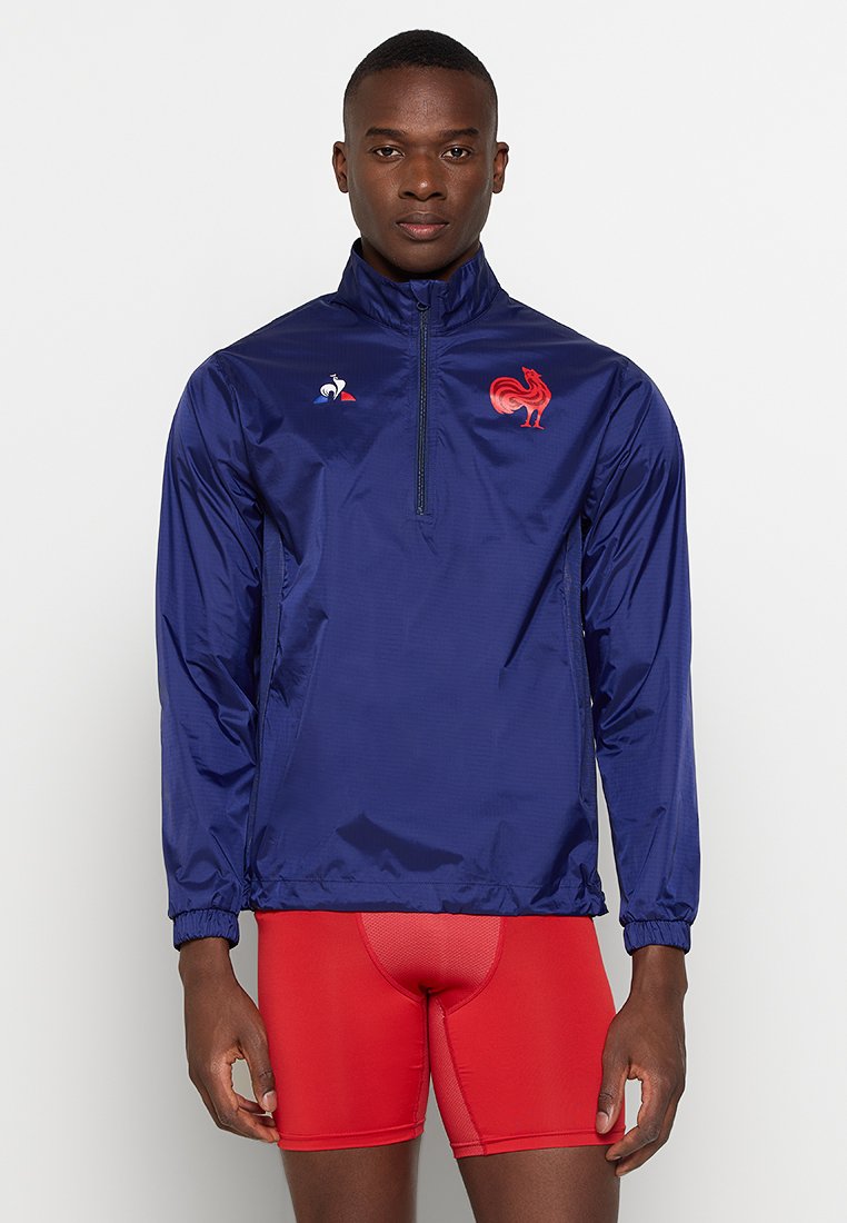 Le Coq Sportif Trainingsvest blauw Le Coq Sportif Trainingsvest blauw