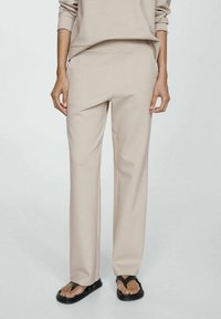 Mango Pantalones deportivos - light grey
