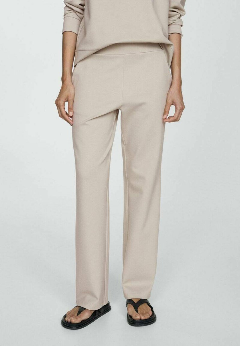 Mango Pantalones deportivos - light grey