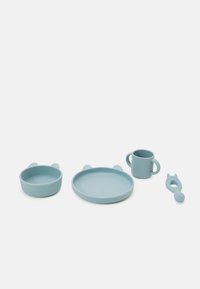 Liewood VIVI UNISEX SET - Laste sööginõude komplekt - rabbit sea blue