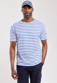 Armor lux DOËLAN MARINIÈRE - T-shirt print - blanc/etoile