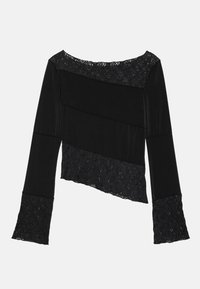 Topper langermet - black