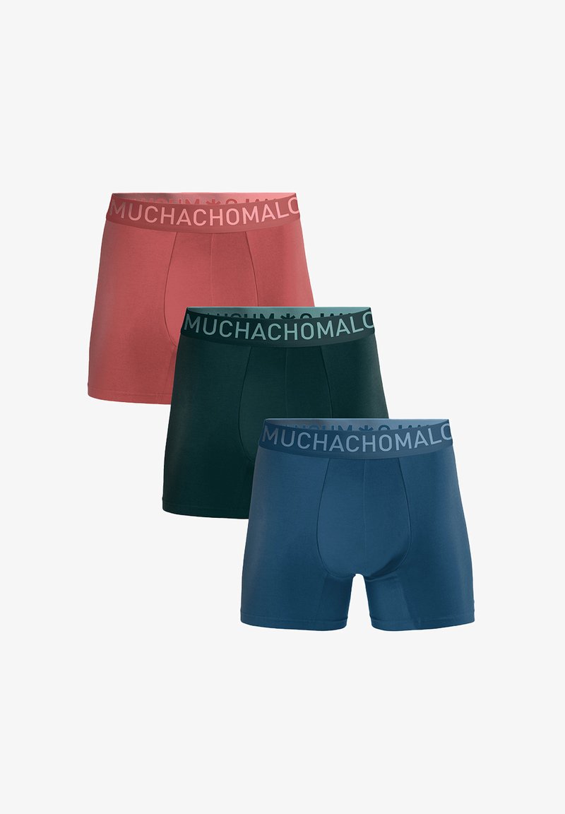 MUCHACHOMALO 3-PACK SOLID - Ozke boksarice - blue green pink