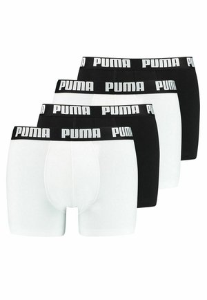 Puma 4ER PACK - Kurze Boxershorts -  white   black