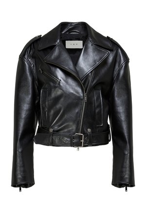 Leather jacket - black