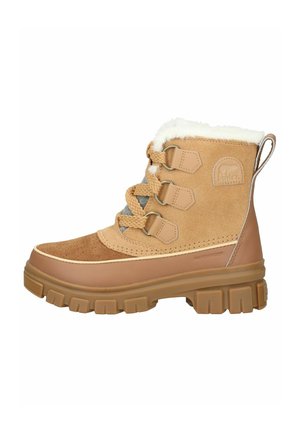 TORINO  - Snowboots  - tawny buff velvet tan