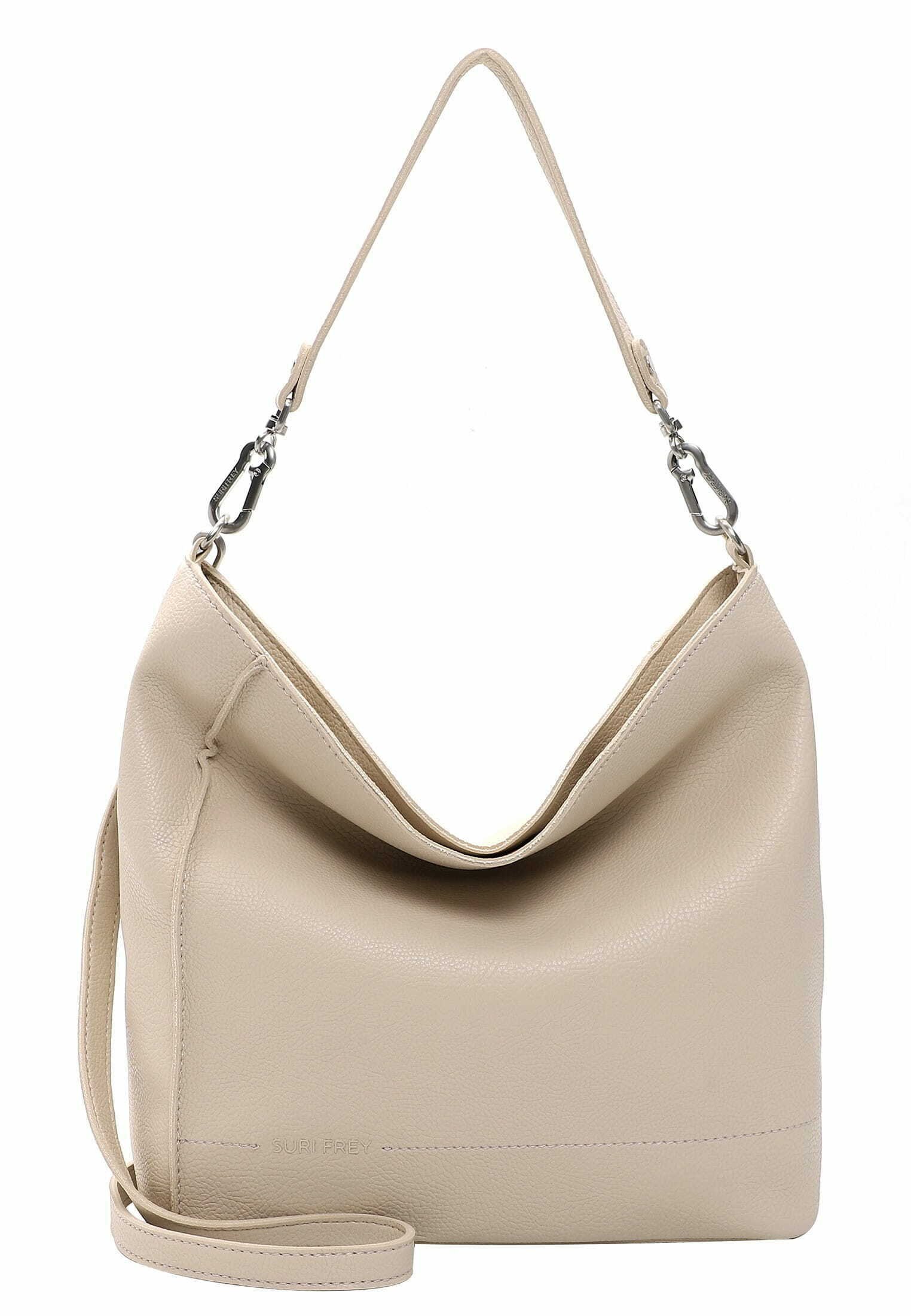 SURI FREY MISTY - Bolso de mano - beige/gris claro - Zalando.es