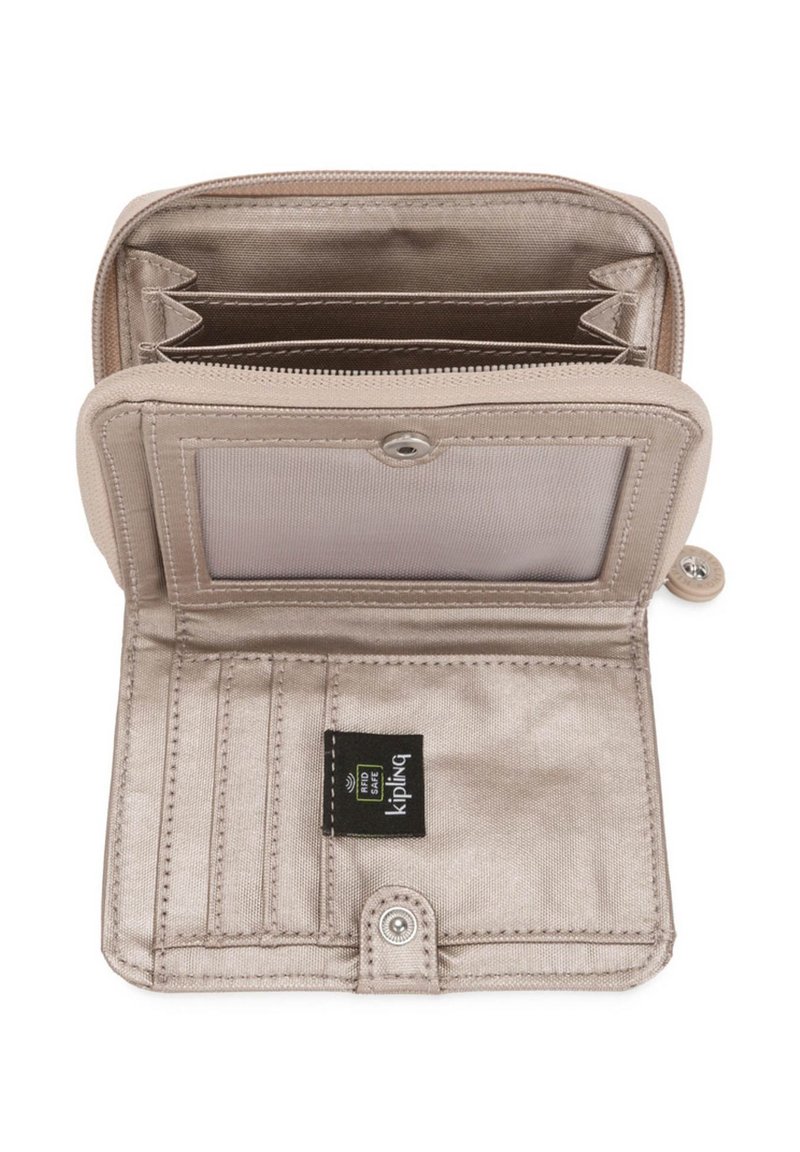 Kipling MONEY LOVE BP RG Portefeuille metallic glow/beige