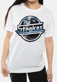 Paradiso Clothing THE STROKES DISTRESSED MAGNA LOGO - Print T-shirt - white