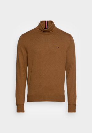 PIMA  ROLL NECK - Stickad tröja - desert khaki