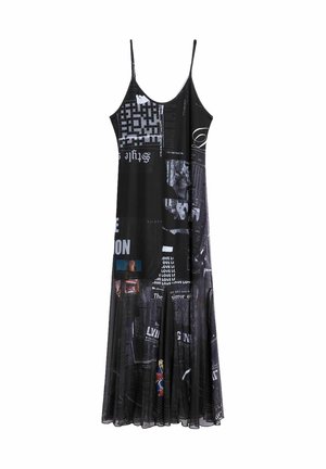Desigual, PRINTED STRAPPY DRESS - Robe longue - white