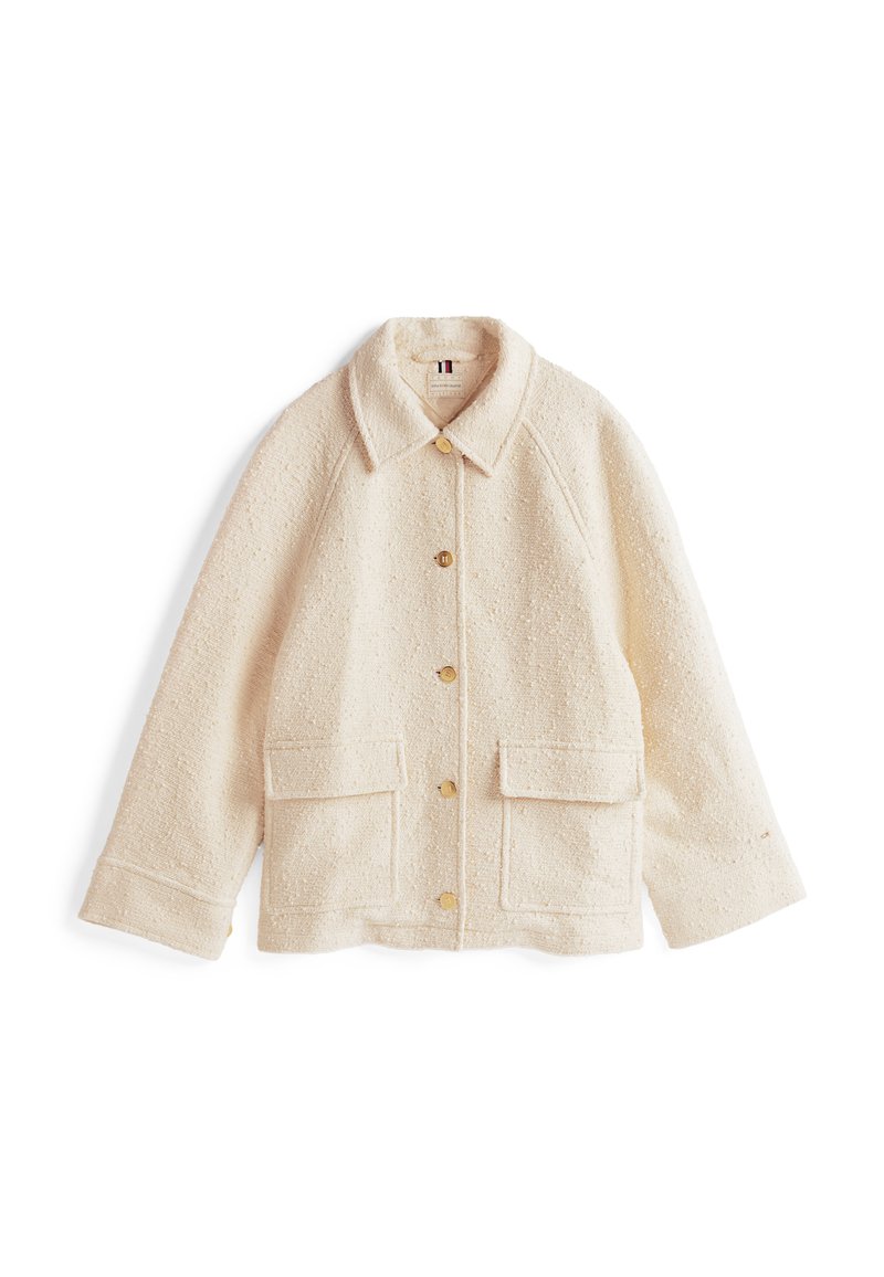 Tommy Hilfiger Lichte jas crème Tommy Hilfiger Lichte jas crème