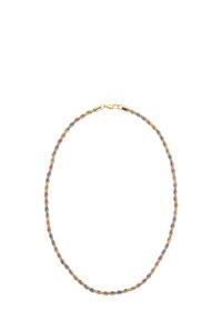 Csavart fém lánc nyaklánc arany, rózsaarany és ezüst árnyalatokban, biztonságos záráttal és sima felülettel.