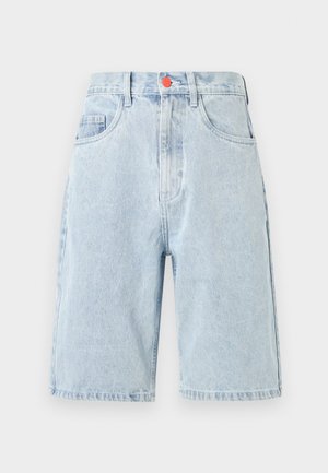 SUPER LOOSE UNISEX - Shorts vaqueros - light blue