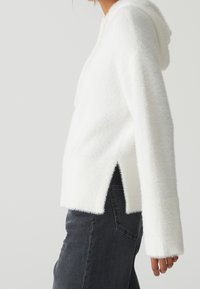 OPUS Fleecepullover - white