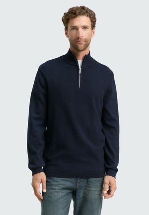 TROYER MIT FISCHGRÄT-STRUKTUR - Strickpullover - sky captain blue