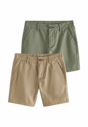 Next, REGULAR FIT 2 PACK - Shorts - khaki tan