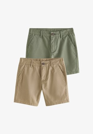 Next, REGULAR FIT 2 PACK - Shorts - khaki tan