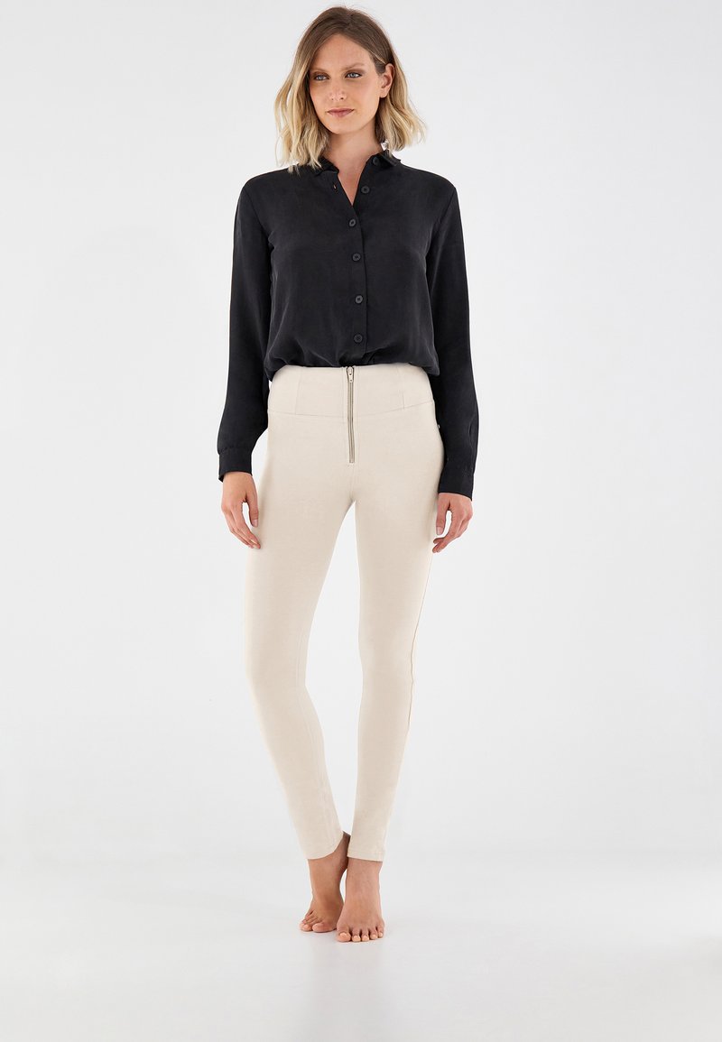 Freddy VITA ALTA  - Leggings - beige