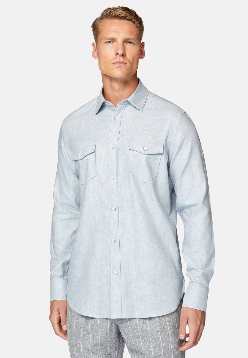 Boggi Milano REGULAR FIT - Camicia - light blue