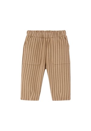 Vertbaudet, VERTBAUDET BABY SWEATHOSE GESTREIFT ODER BEDRUCKT, DEHNBUND - Trousers - beige