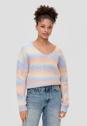 QS Strickpullover - papaya