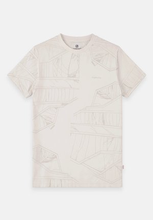 Gabbiano, NIK- ROUND NECK T-SHIRT - Camiseta estampada - dune sand