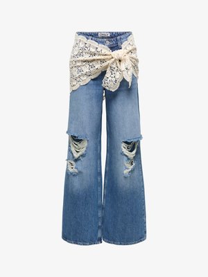 ONLY Wide leg - medium blue denim