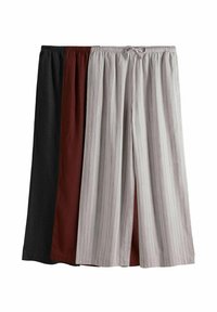 Unselected, black red ecru stripe