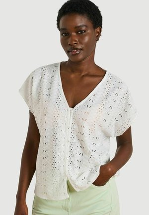 LolaLiza, BRODERIE ANGLAISE TOP BRODERIE ANGLAISE TOP - Pluus - optical white