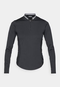 HARPER QUARTER ZIP MID LAYER - Maglietta a manica lunga - black