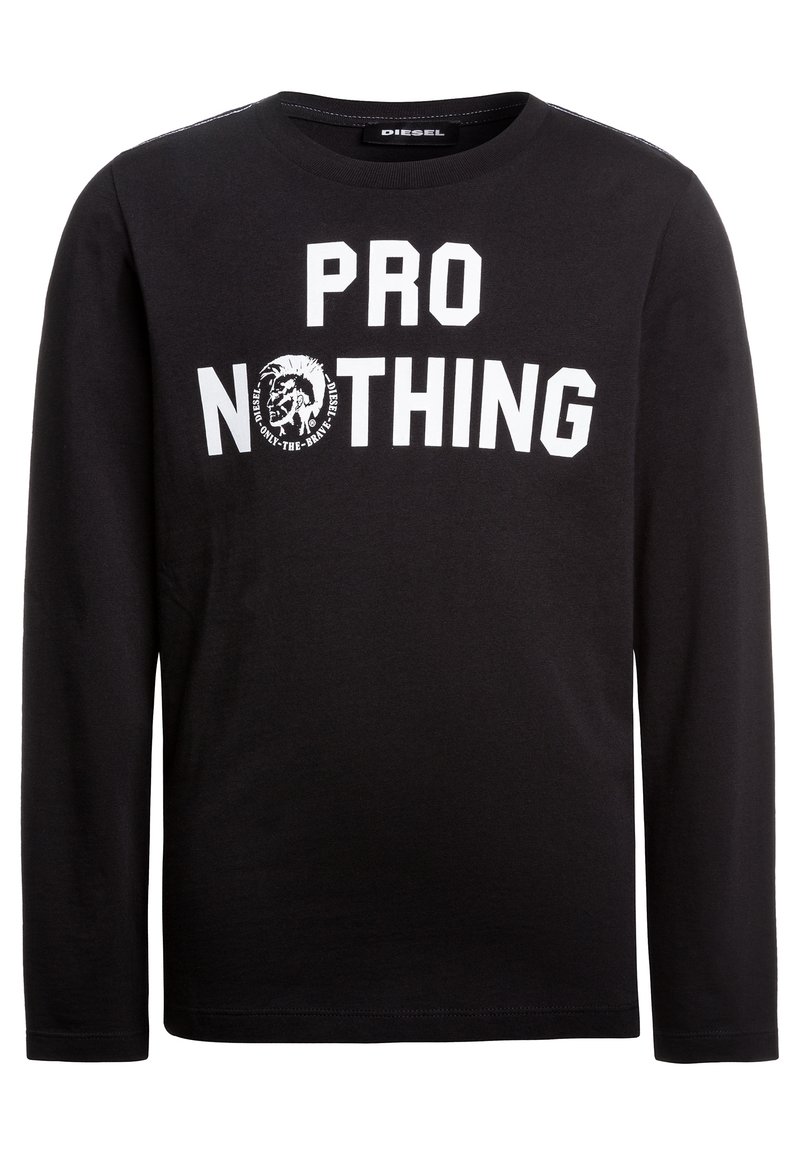Diesel TEXXY SLIM MAGLIETTA - Langarmshirt - black