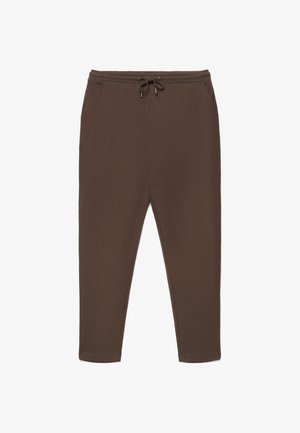 Calliope, PANTALONE GINNICO TINTA UNITA - Tracksuit bottoms - caffè