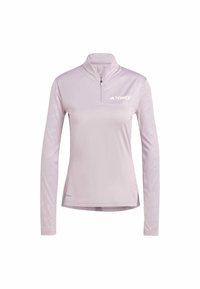 Adidas Terrex TERREX MULTI HALF ZIP LONGSLEEVE TEE - Longsleeve - preloved fig