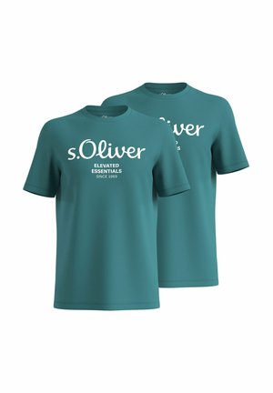 2 PACK - T-Shirt print - petrol
