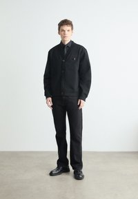 HUGO DACARDIGO - Tröja med dragkedja - black