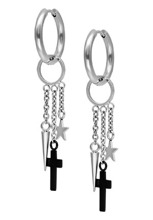 Wildcat LITTLE ROCKSTAR HOOPS - Ohrringe - silver coloured