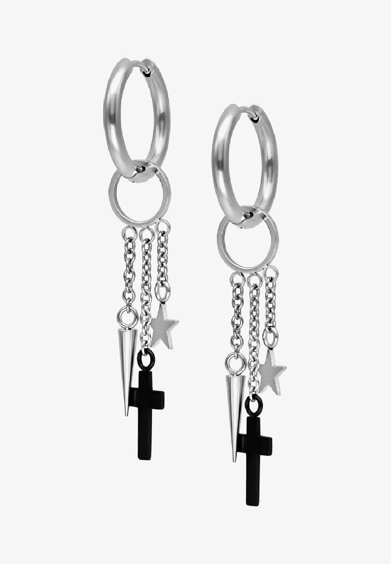 Wildcat LITTLE ROCKSTAR HOOPS - Earrings - silver coloured