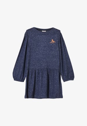 s.Oliver, Robe en jersey - mottled dark blue