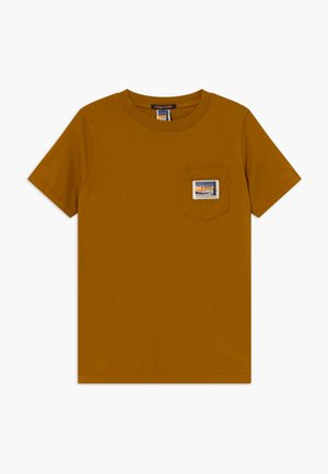 SHORT SLEEVE QUALITY - Jednoduché tričko - caramel