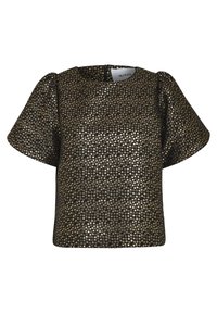Minus MIGABRIANNA BLOUSE - Bluse - black/gold